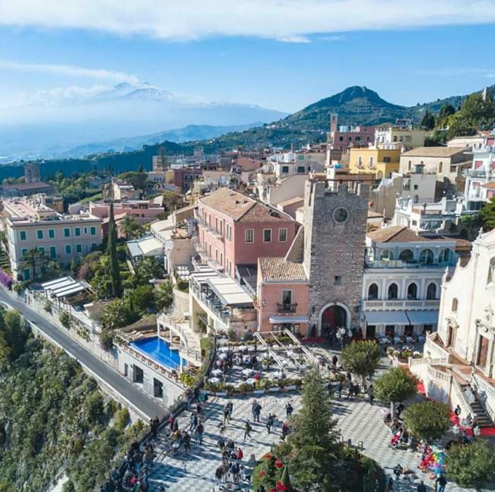 Taormina Castle And Sea View Apartman Kültér fotó